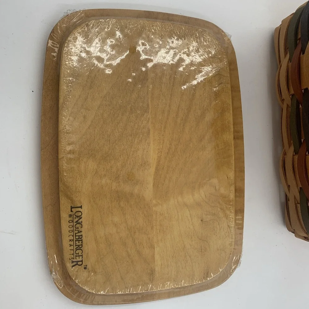 Vintage Longaberger 1994 Recipe Card Basket with Lid Shades of Autumn Collection - Picture 3 of 9